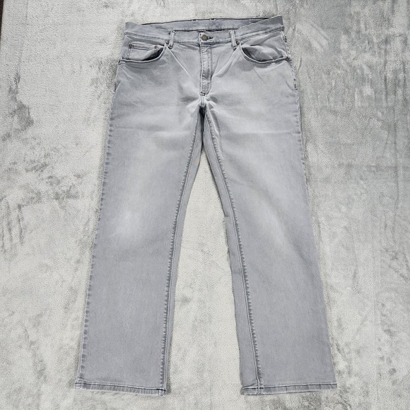 Mott & Bow Other - Mott & Bow Jeans Mens 38x32 Stone Gray Straight Leg Stretch Denim Casual